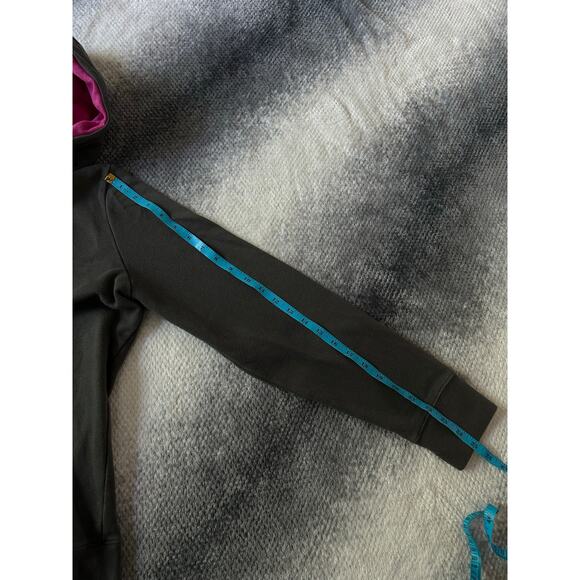 The North Face Women Pullover Gray Pink Hoodie Drawstring Sweatshirt Size Large - Picture 8 of 8